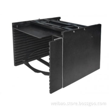 Automatic lock design for 8-inch wafer storage rack